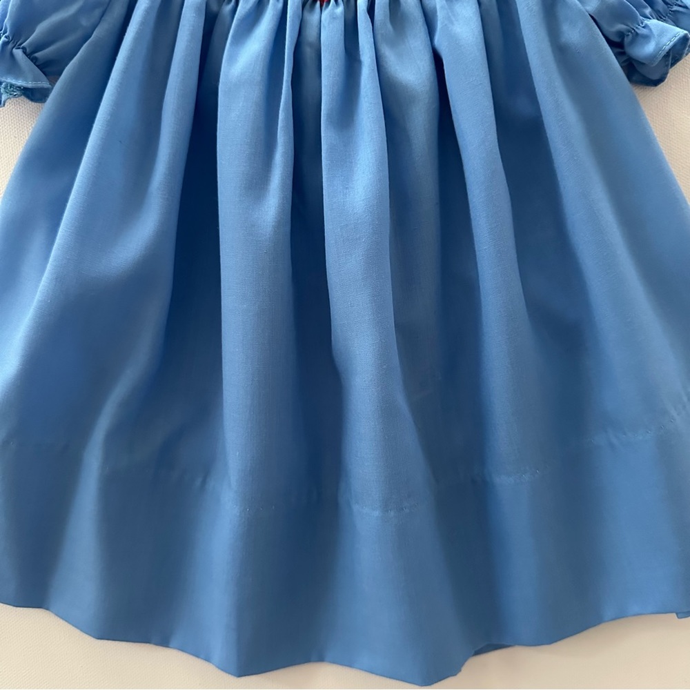 Rosalina Baby Girl 3 Months Holiday Christmas Smocked Dress - Picture 6 of 7